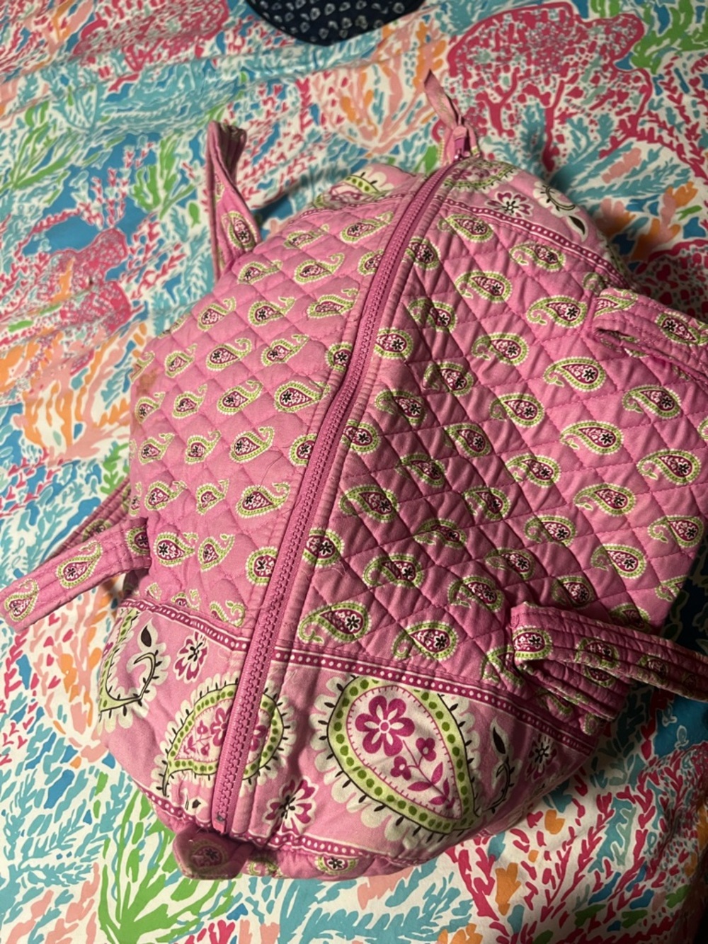 Vintage Vera Bradley small duffel bag retired print